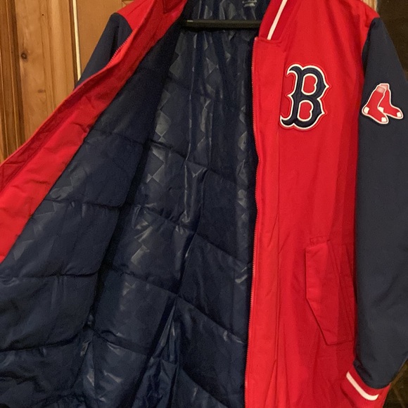 NWT Red Sox Long Quilted Jacket - Picture 3 of 16